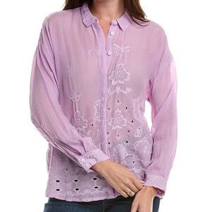 JOHNNY WAS SLIM AUDREY BUTTON DOWN BLOUSE*********SIZE: MEDIUM